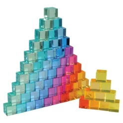 Translucent Cubes with Mirror Tray 100 Pieces