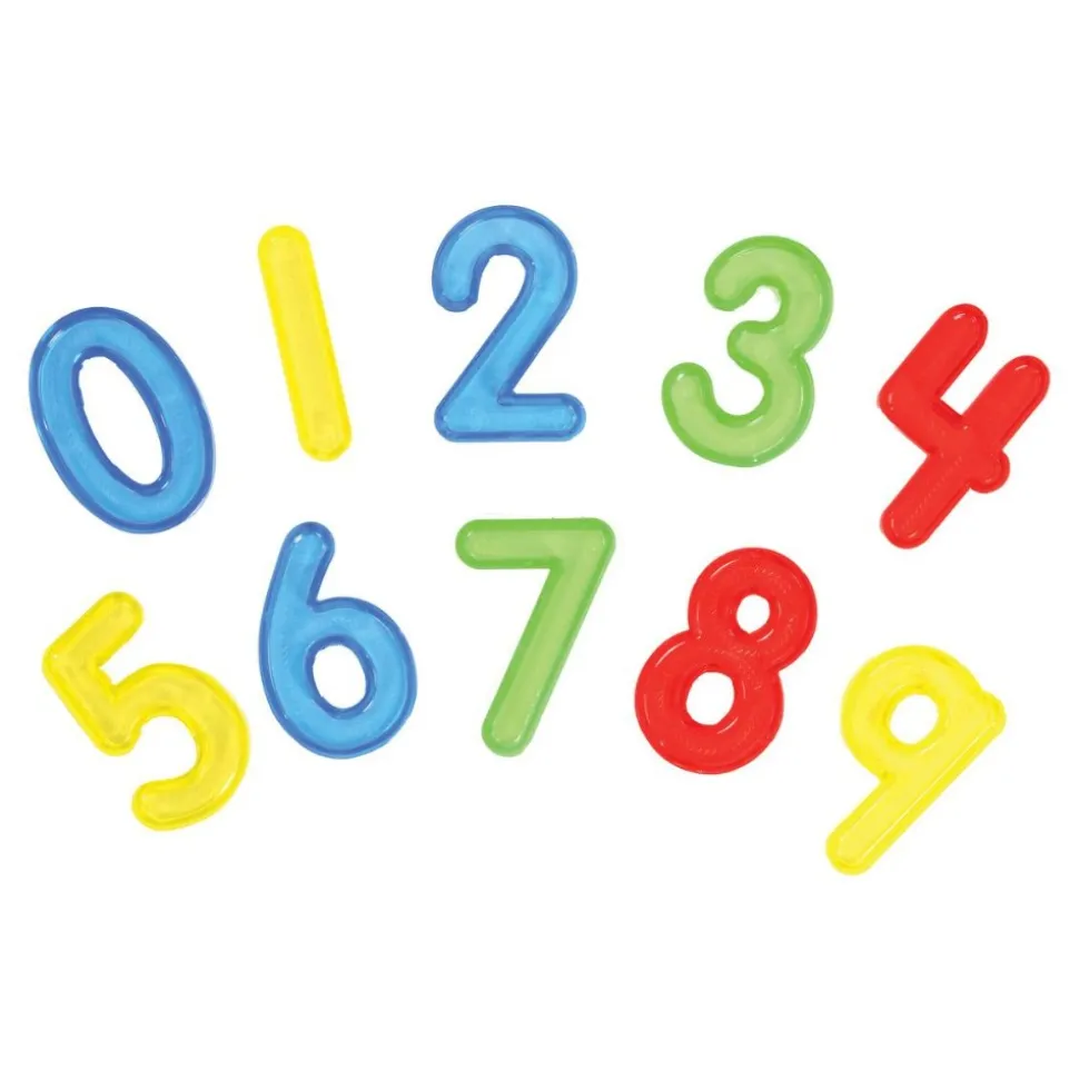 3" Translucent Numbers 10 Pieces