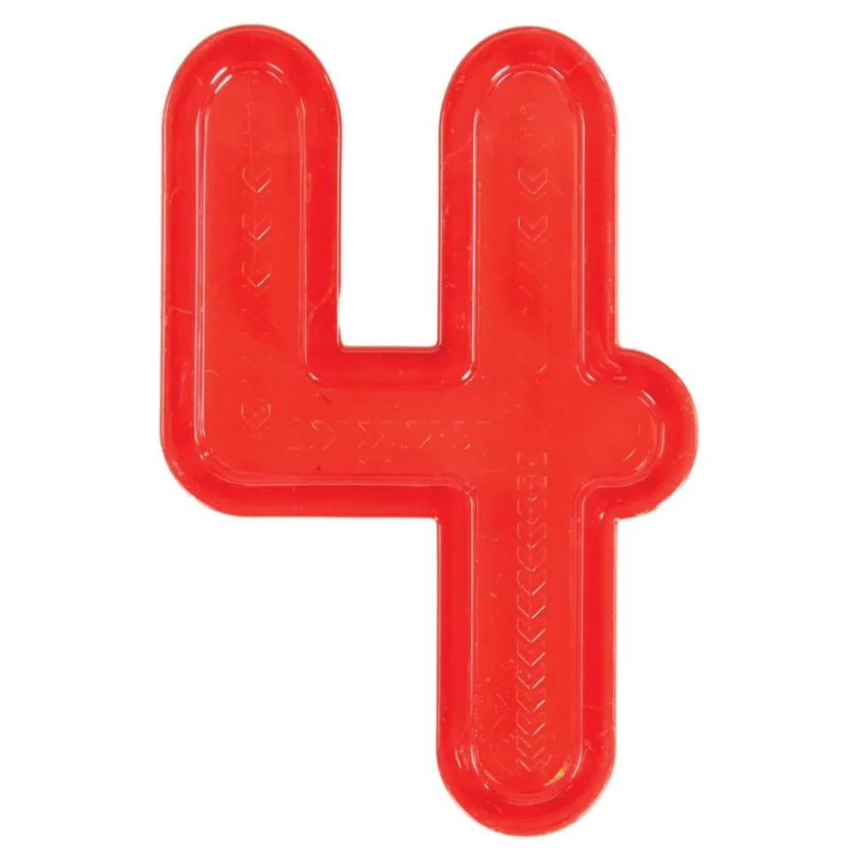 3" Translucent Numbers 10 Pieces