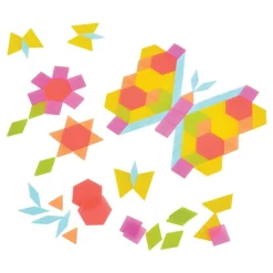 Translucent Tangram Tiles 250 Pieces