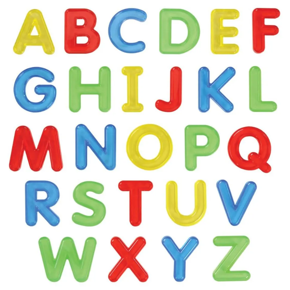 2" Translucent Uppercase Letters 26 Pieces