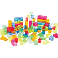 Transparent Light and Color Blocks 108 Pieces