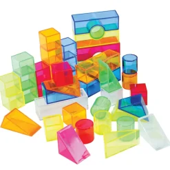 Transparent Light and Color Blocks 108 Pieces