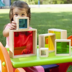 Transparent Stacking Tower 6 Pieces