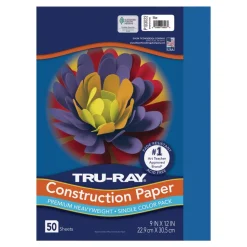 Tru-Ray Premium Heavyweight Multicolor Assortment Construction Paper