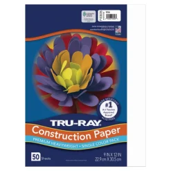 Tru-Ray Premium Heavyweight Multicolor Assortment Construction Paper