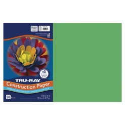 Tru-Ray Premium Heavyweight Multicolor Assortment Construction Paper