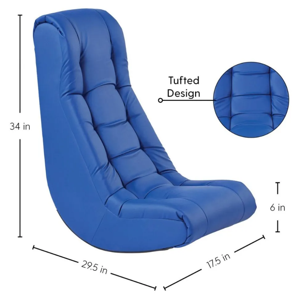 Tufted Soft Rocker Blue