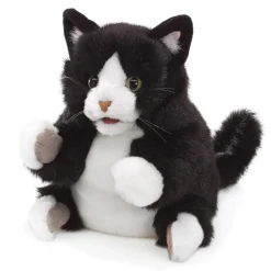 Tuxedo Kitten Hand Puppet