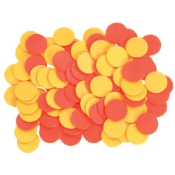 Two Color Dual Side Counters 200 Pieces
