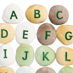 Uppercase Alphabet Pebbles