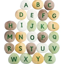 Uppercase Alphabet Pebbles