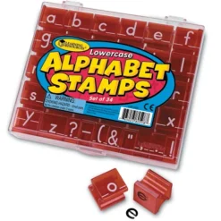 Uppercase and Lowercase Alphabet Stamp Set