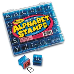 Uppercase and Lowercase Alphabet Stamp Set