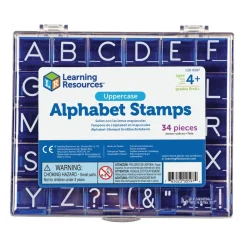 Uppercase and Lowercase Alphabet Stamp Set