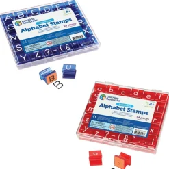Uppercase and Lowercase Alphabet Stamp Set