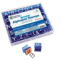Uppercase and Lowercase Alphabet Stamp Set