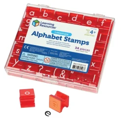 Uppercase and Lowercase Alphabet Stamp Set