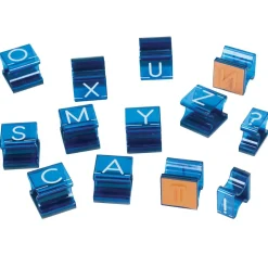 Uppercase and Lowercase Alphabet Stamp Set