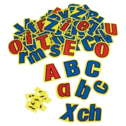Uppercase and Lowercase Felt Letters English and Spanish Alphabets 118 Pieces