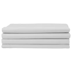 Value Line Toddler White Cot Sheet Set of 4