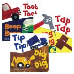Vehicle and Construction Board Books Set of 3