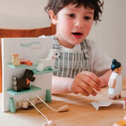 Waggy Tails Dog Salon Wooden Playset
