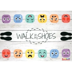 Walk in My Shoes Mat with Printable Activities and Teacher Guide