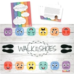 Walk in My Shoes Mat with Printable Activities and Teacher Guide
