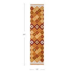 Warm Geo Decorative Runner