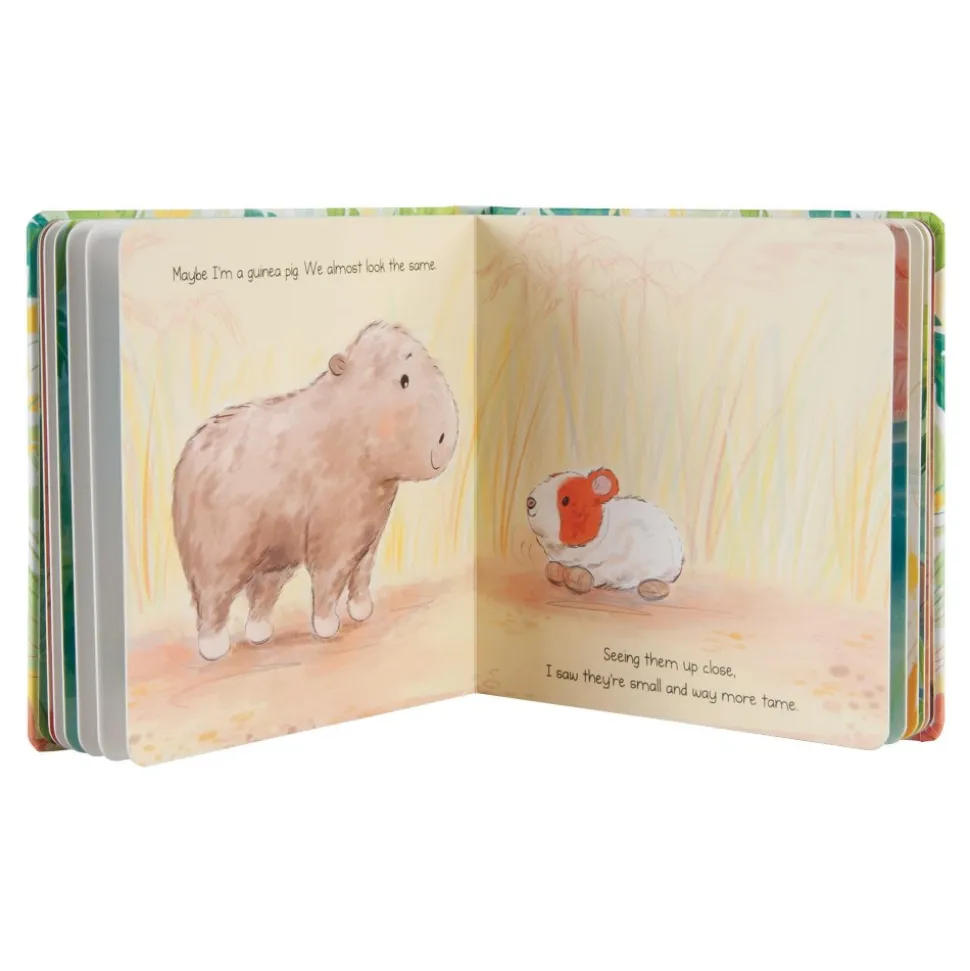 Warmies® Microwavable Plush 13" Capybara and Board Book