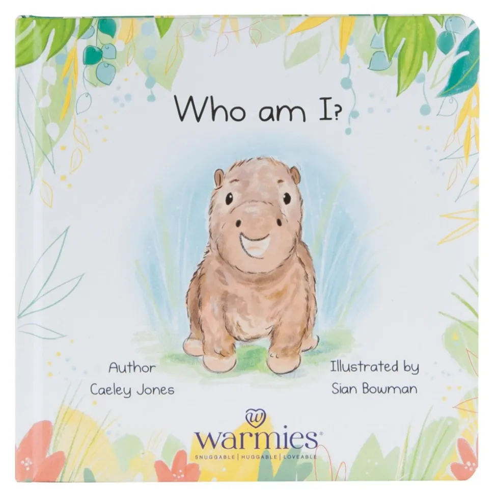 Warmies® Microwavable Plush 13" Capybara and Board Book