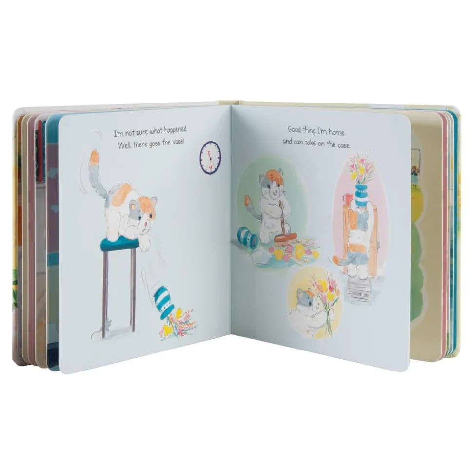 Warmies® Microwavable Plush 13" Calico Cat and Board Book