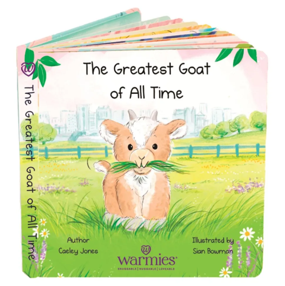 Warmies® Microwavable Plush 13" Goat and Board Book
