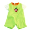 Warm Weather PJ Doll Clothes Green Pajamas Clothing for 15 3/4" anatomically correct doll