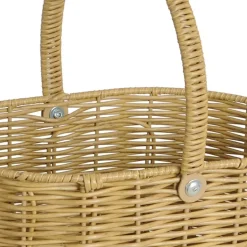 Washable Wicker Baskets with Handle Set of 2