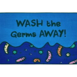 Wash the Germs Away Health & Safety Carpet 3' x 4'6" Rectangle