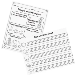 Weather Tracking Pocket Chart