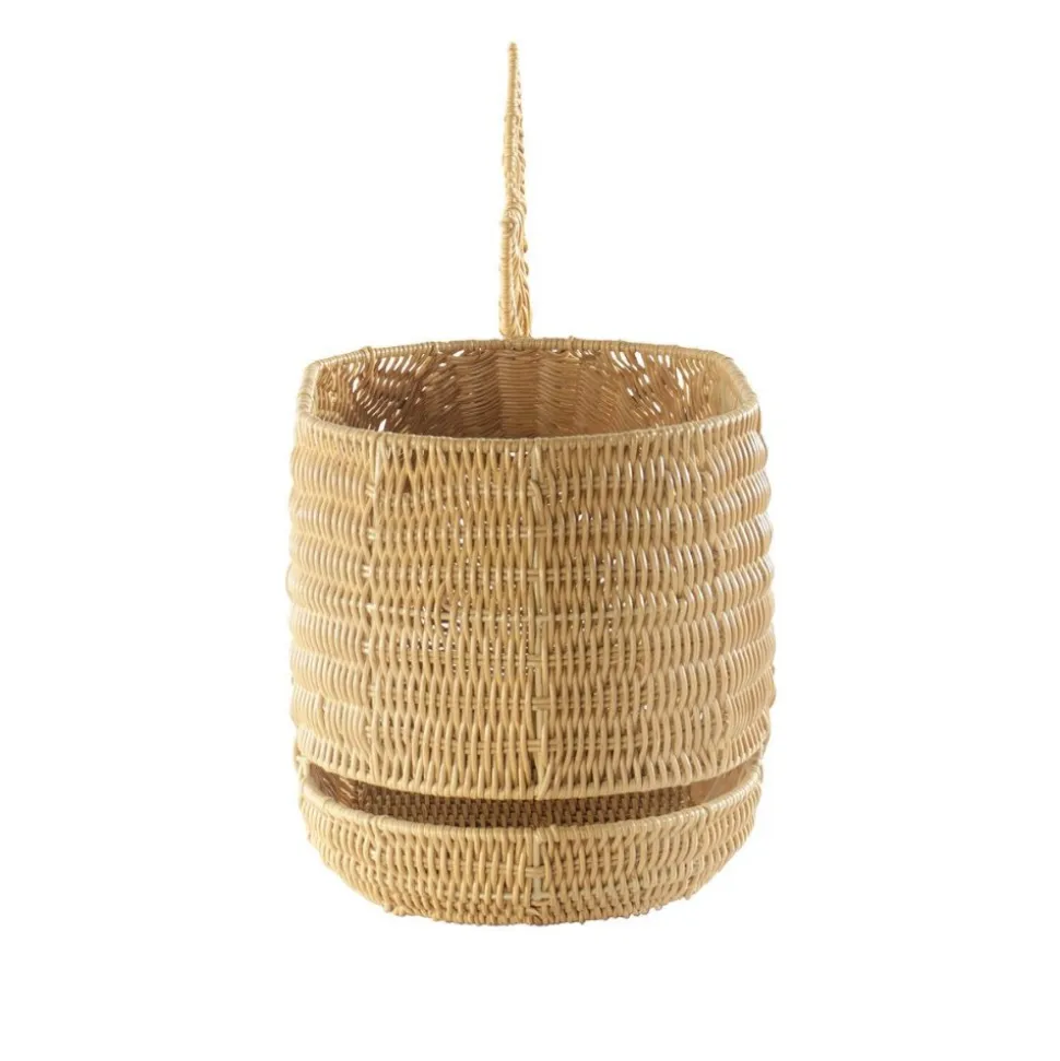 Whale Washable Wicker Floor Basket