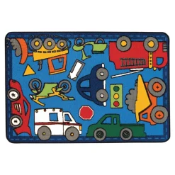 Wheels on the Go KID$ Value Rug 4' x 6' Rectangle