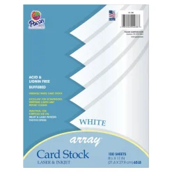 White Card Stock 100 Sheets