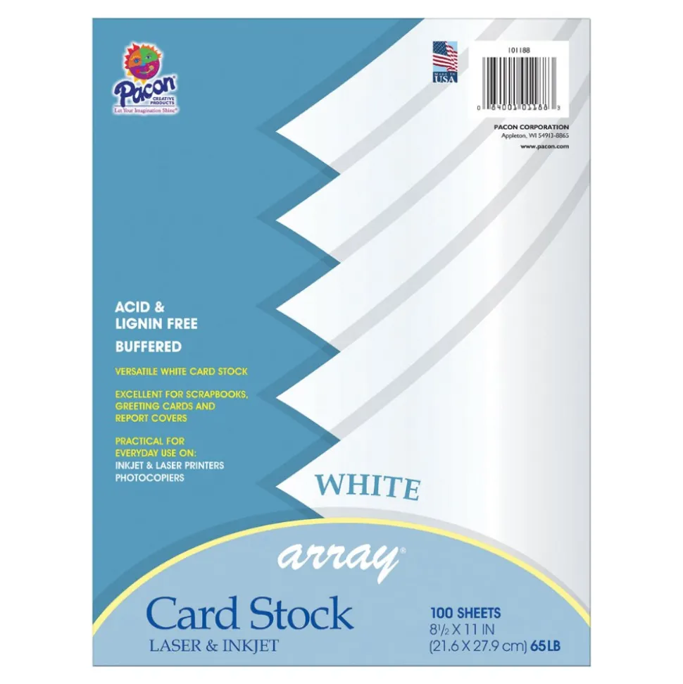 White Card Stock 100 Sheets
