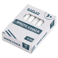 White Chalk 12 Boxes 144 Pieces (12 Pieces per Box)