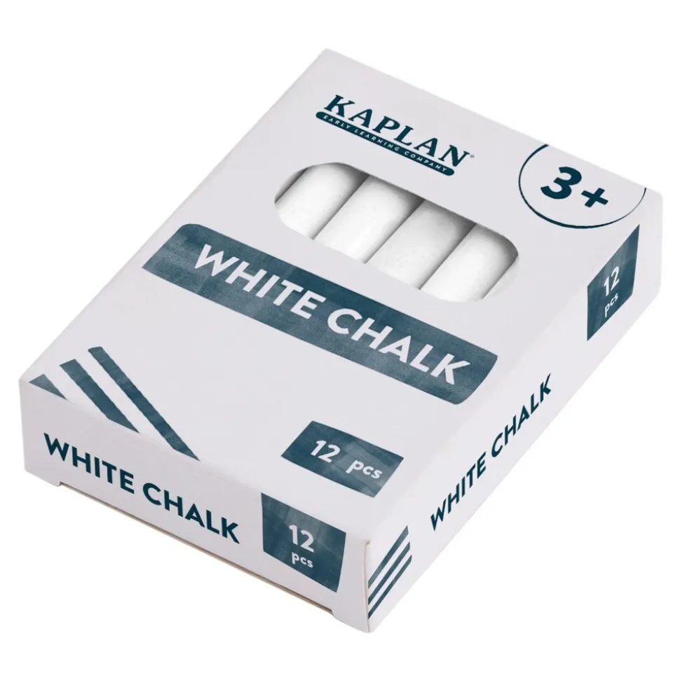 White Chalk 12 Boxes 144 Pieces (12 Pieces per Box)