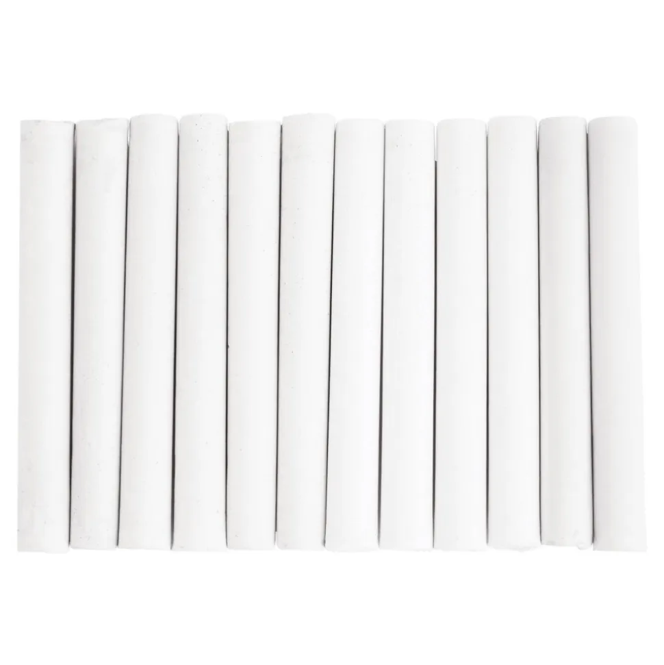 White Chalk 12 Boxes 144 Pieces (12 Pieces per Box)