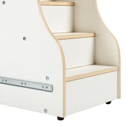 White Changing Table with Stairs