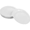White Melamine Mealtime Serving Set Set of 18