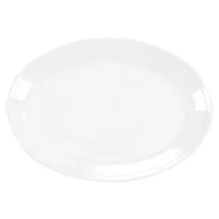 White Oval Serving Platter