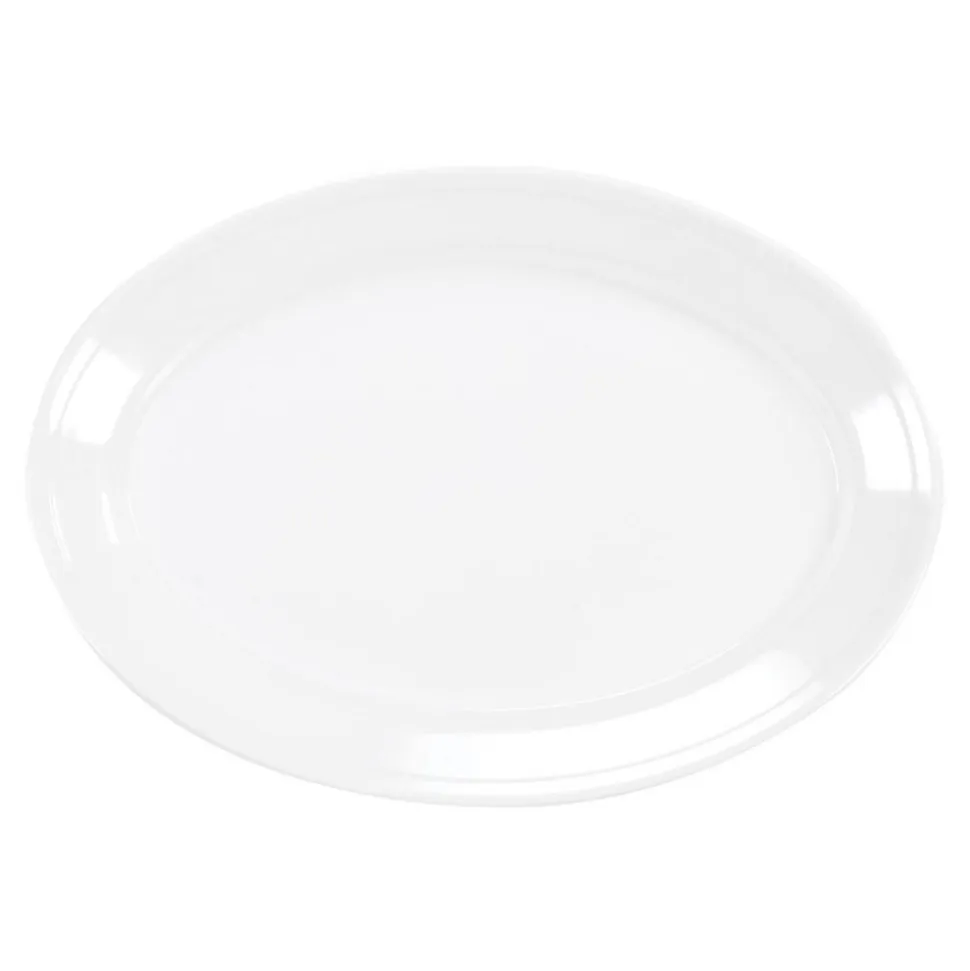White Oval Serving Platter