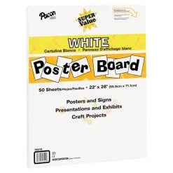 White Posterboard 50 Sheets